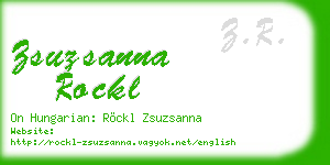zsuzsanna rockl business card